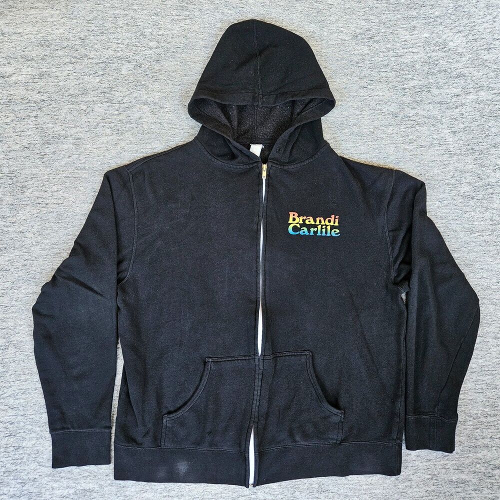 Brandi Carlile Women's XL Black Hoodie Sweatshirt Music Concert Sunset